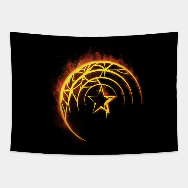 Vibranium Shield Tapestry by Piercek25