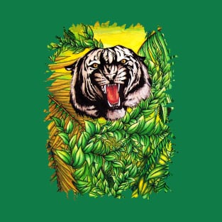 Tiger Roar on the Jungle T-Shirt