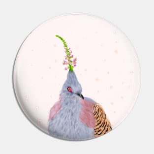 Pretty Pigeon Pin