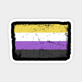 Non-Binary Pride Flag | Gender Identity Genderqueer Magnet