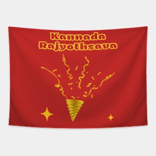 Indian Festivals - Kannada Rajyothsava Tapestry