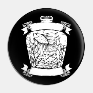 Fish in a Bottle Pin