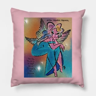 Rainbow Bird Fairy Pillow