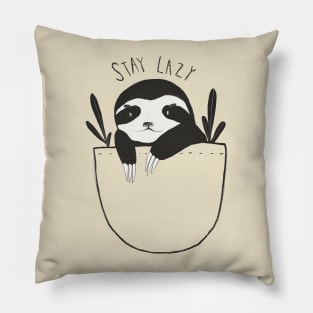 Stay Lazy Pillow