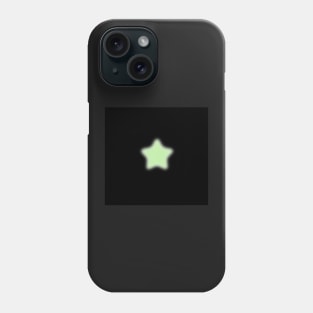 neon green star aura Phone Case