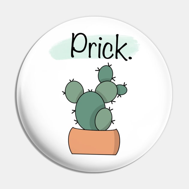 Succulent Prick Pin by PrincessFroggy Designs