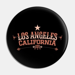 Los Angeles California Latin Style - Los Angeles California Pin