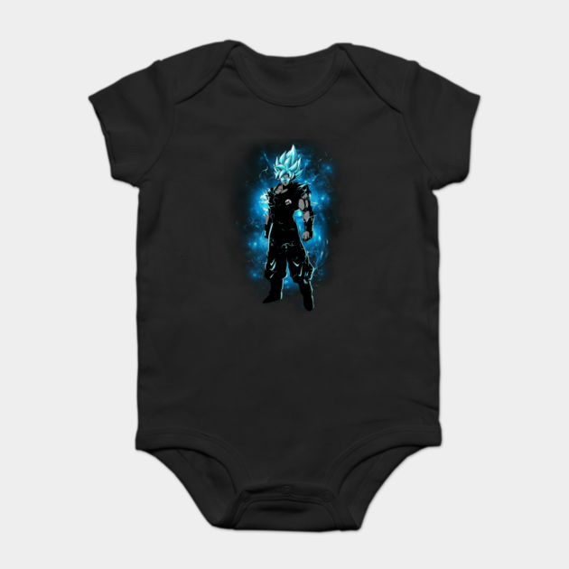 Dragon Ball Super Goku Blue Goku Body Bebe Teepublic Fr