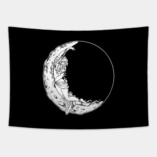 lady of the moon Tapestry