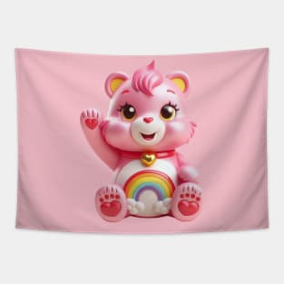 Cheer Bear Maneki Neko - Care Bears Tapestry