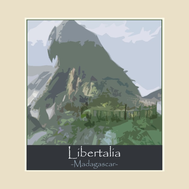 Libertalia Classic Travel Poster by UnchartedSnake