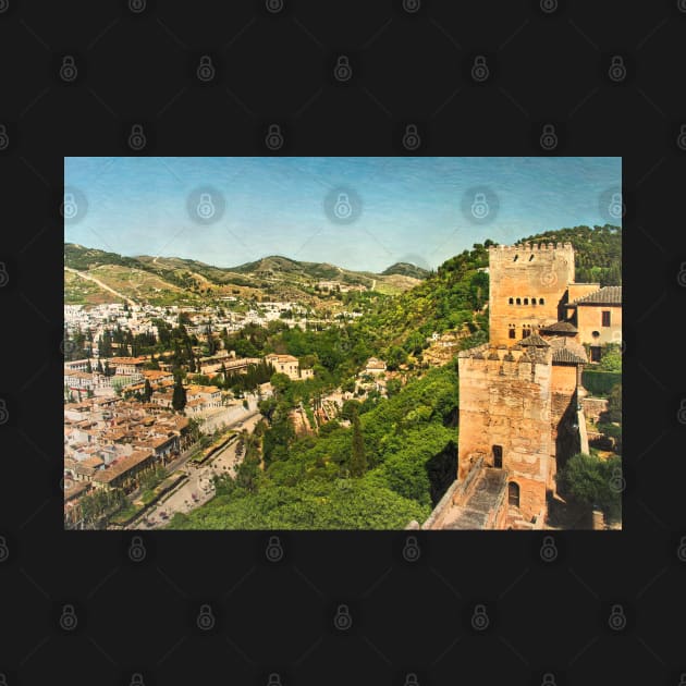 Granada From The Alhambra Ramparts by IanWL