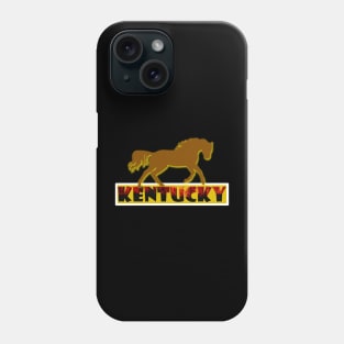 Kentucky horses Racing Phone Case