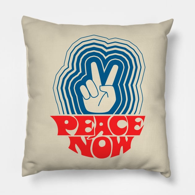 Peace Now Pillow by SecondWaving