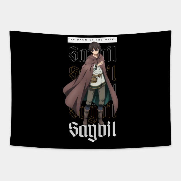 saybil the abyss sorcerer Tapestry by AssoDesign