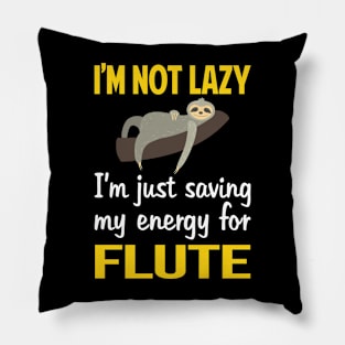 Funny Lazy Flute Pillow