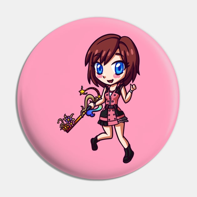 Kairi Chibi Pin by LankySandwich