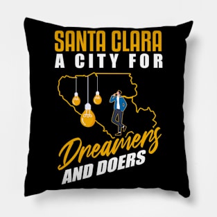 Santa Clara San Francisco United States Design Pillow