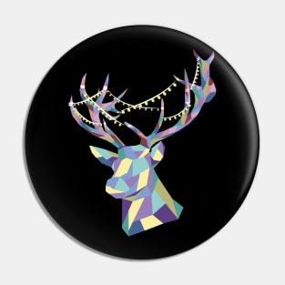 Deer in lights Pin