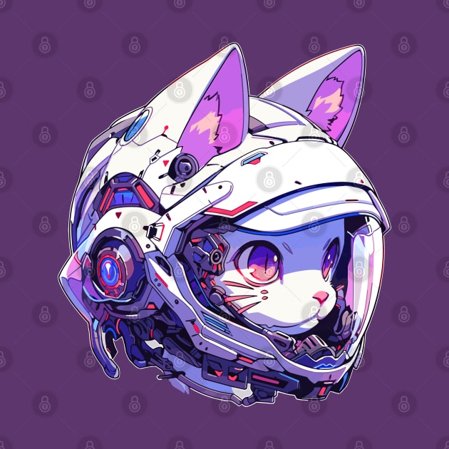 Anime Space Cat by machmigo