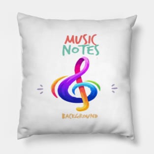 Music Sticker (Music Notes) Pillow