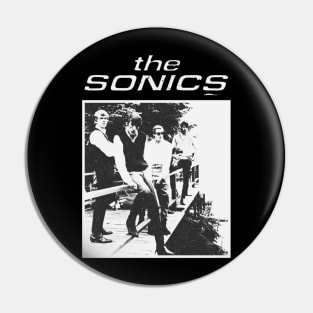 The sonics Classic B&W Pin