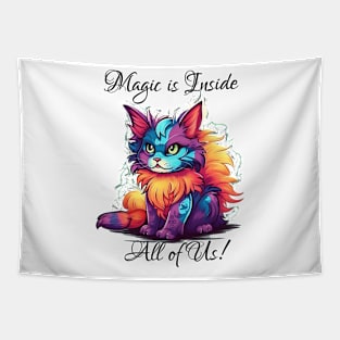 Magical Cat #1 Tapestry