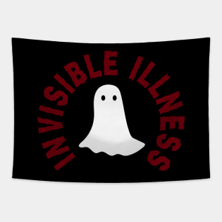 Invisible Illness Ghost - Chronic Illness - Mental Health - Chronically Ill Tapestry