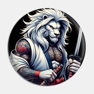 Lion king samurai Pin