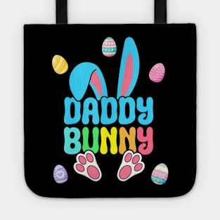 Daddy Bunny Ears Easter Cool Family Dad Happy Father Papa Tote