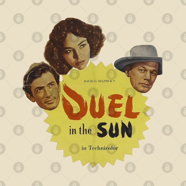 Duel in the Sun Movie Poster by MovieFunTime