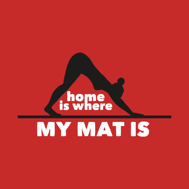 Home is where my mat is (white) by nektarinchen