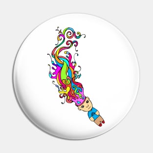 Abstract In My Mind Pin