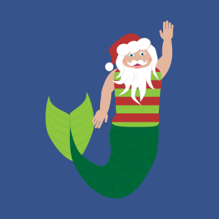 Merman Santa T-Shirt