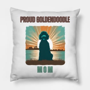Proud Goldendoodle Mom Pillow