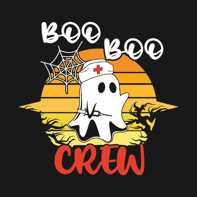 Boo Boo Crew Nurse Shirts Halloween Nurse Shirts for Women by mo designs 95