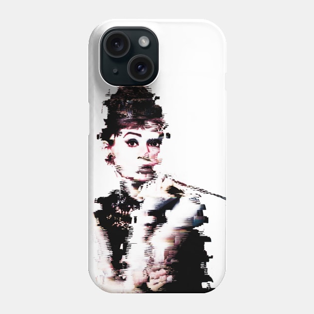 Audrey Digital Phone Case by Alisterny