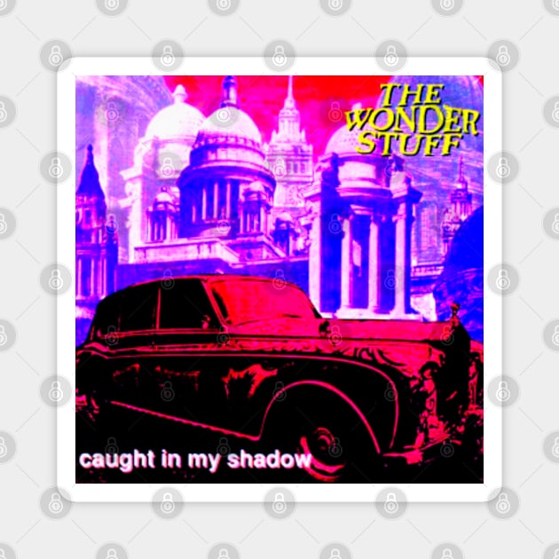 Caught In My Shadow Alternative Indie Rock 1990 Throwback Magnet by AlternativeRewind