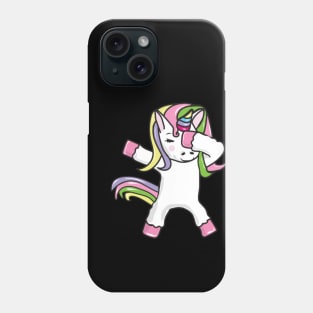 Cute Dabbing Unicorn Pastel Colors Phone Case