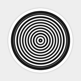 Funky Concentric Circles Magnet