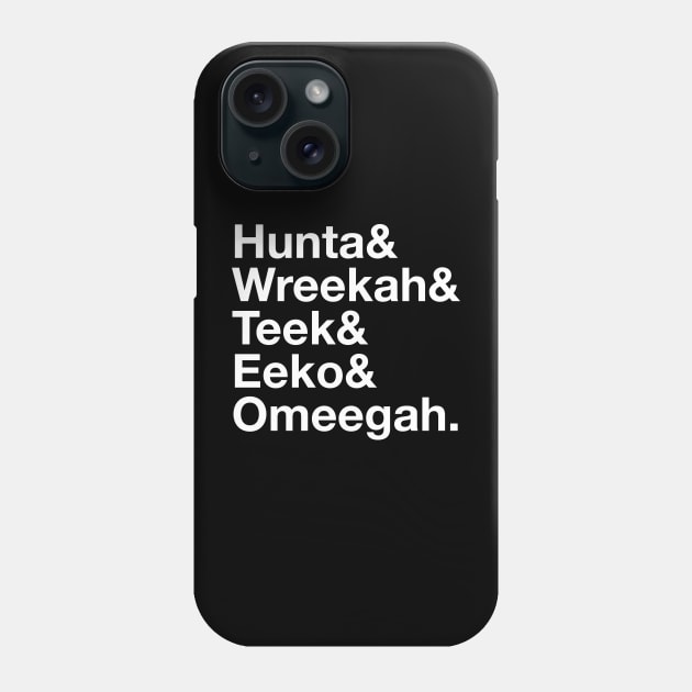 Bad Batch Helvetica List Phone Case by 5Serious