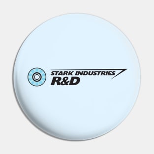 Stark industries R&D black Pin