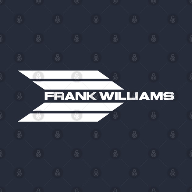 Frank Williams Racing 1969-70 team logo (no address) - white print by retropetrol