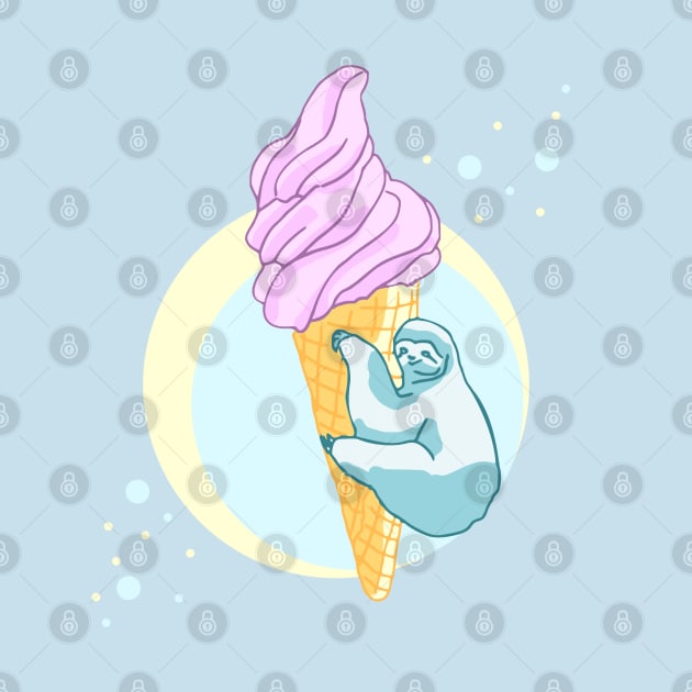 sloth and ice cream by FandomizedRose