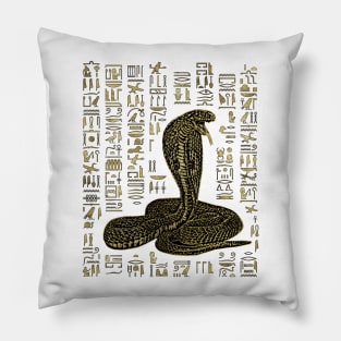 Egyptian Uraeus the Cobra Pillow