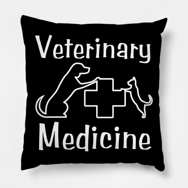 Veterinary Medicine Pillow by HobbyAndArt