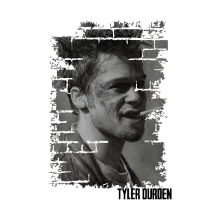 Tyler Durden black and white T-Shirt