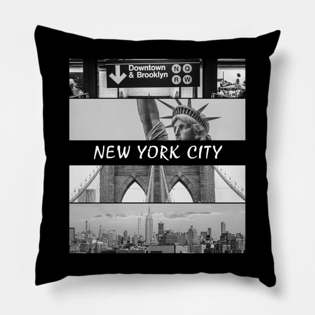 Welcome To New York City Pillow by StormChaserD