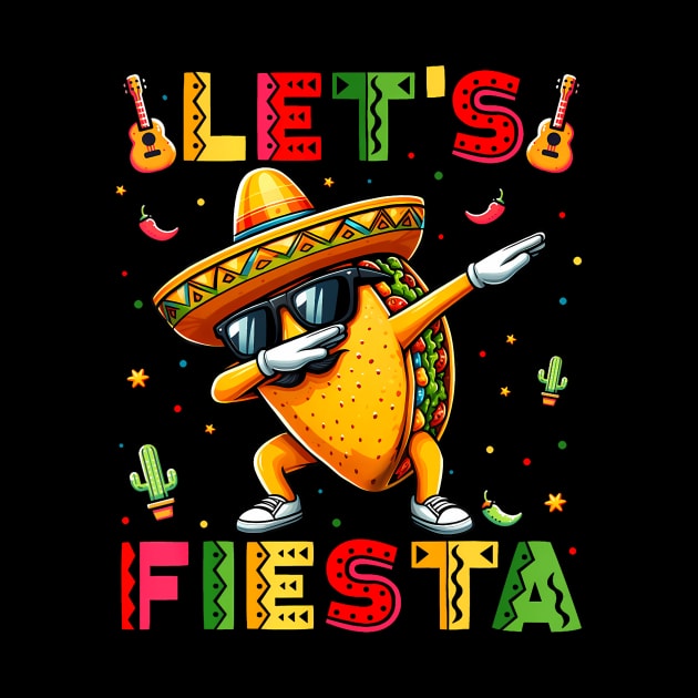 Let'S Fiesta Taco Cinco De Mayo Boys Men Kids Mexican Party by LimEnitis