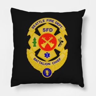 STATION 19 - BATTALION CHIEF - BADGE Pillow